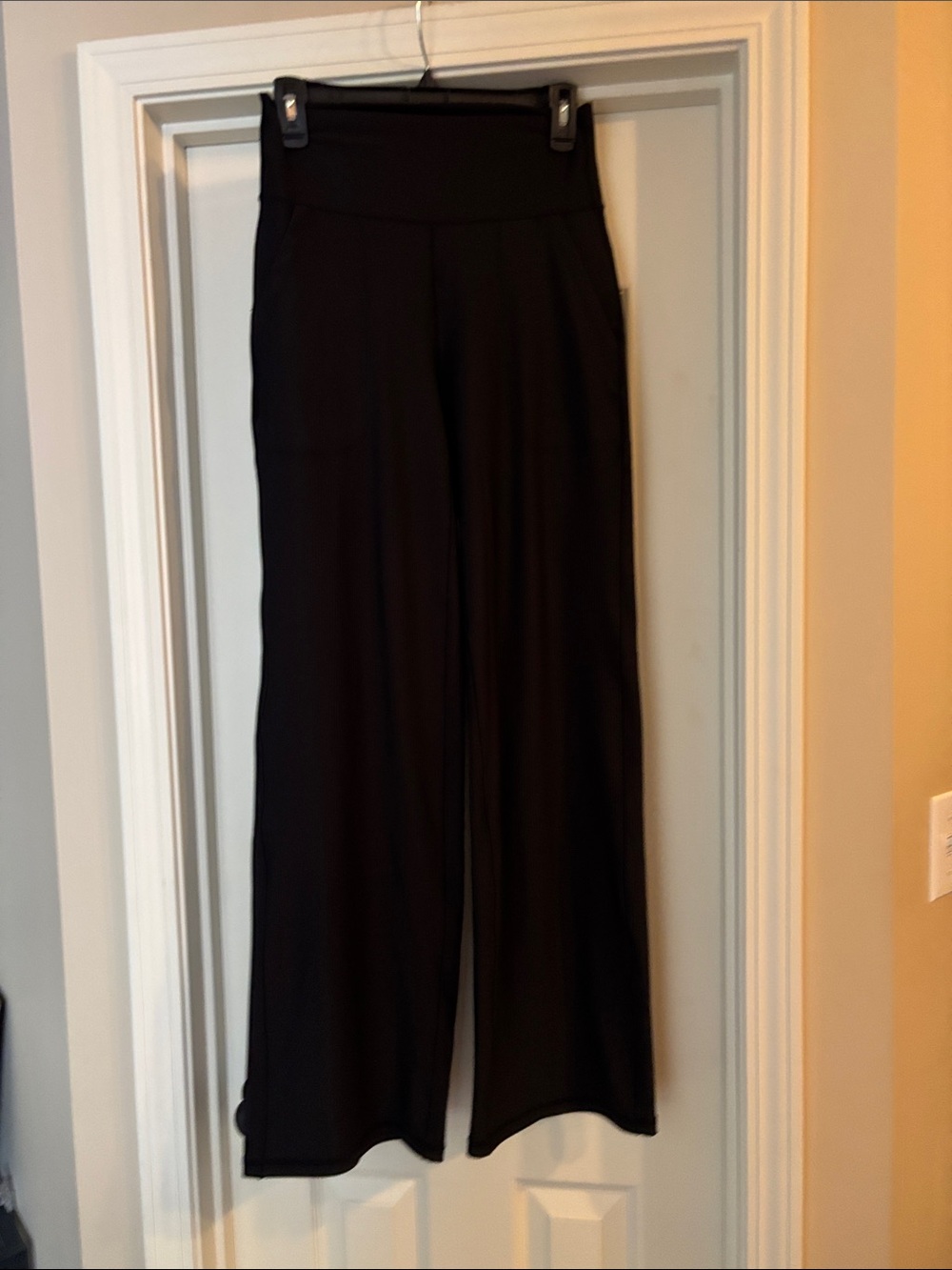 VOGO Athletica Black Wide-Leg High-Waist Pants